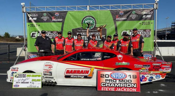 JACKSON DOUBLES UP AT NTK NHRA CAROLINA NATIONALS WITH PRO MOD EVENT VICTORY AND WORLD CHAMPIONSHIP